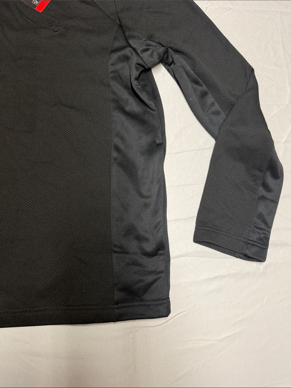 Men's Black Quarter-Zip Performance Jacket - Callaway NWT - Picture 5 of 10